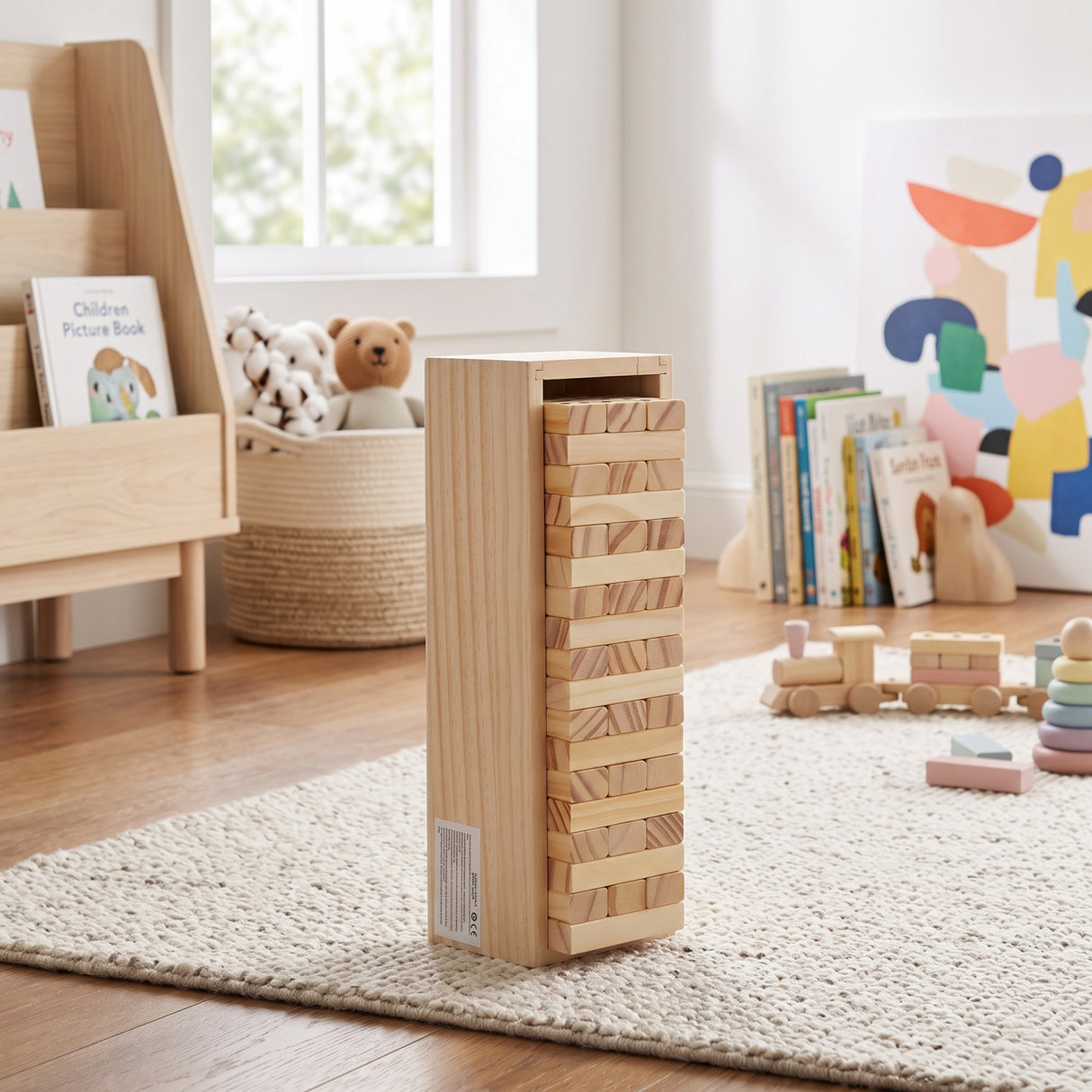 Pine Wood Tumbling Timber Toy | OROA Kids