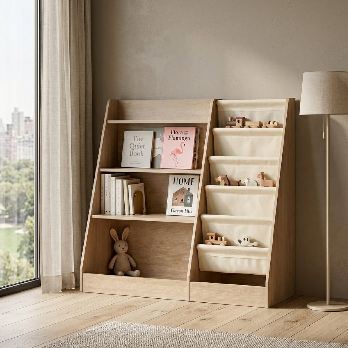 Wooden Kids Bookshelf | OROA Kids