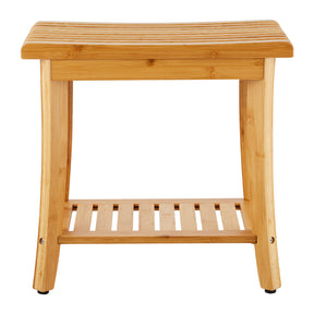 Modern European furniture - Bamboo Shower Bench Bathroom Stool Chair - www.oroa.com