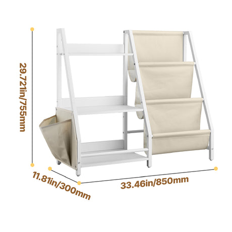 3-Tier Bookshelf and Toy Storage | OROA Kids
