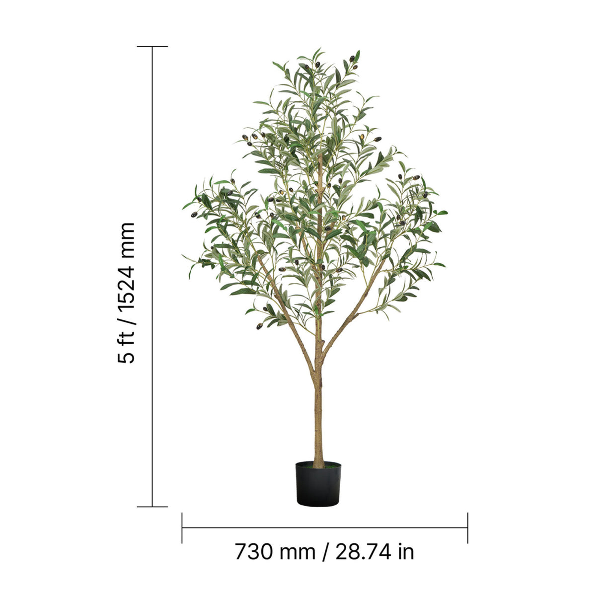 Artificial Olive Tree Tall Fake Plant | OROA