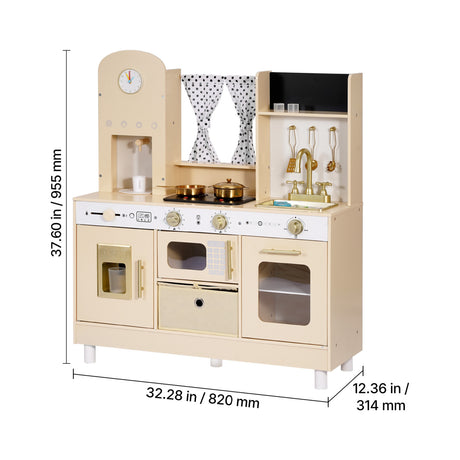 Modern Wooden Kids Play Kitchen | OROA Kids