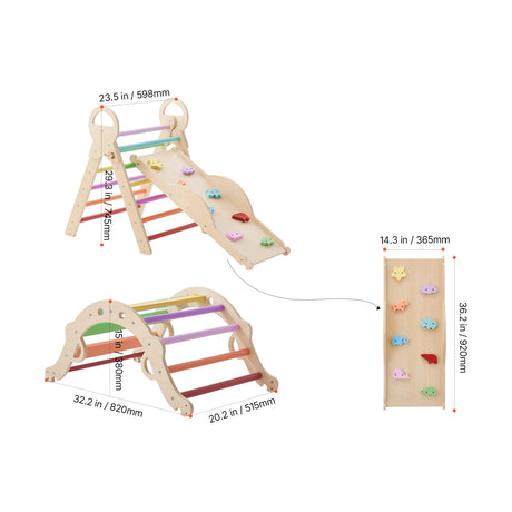 9-in-1 Indoor Toddler Climbing Toys | OROA Kids
