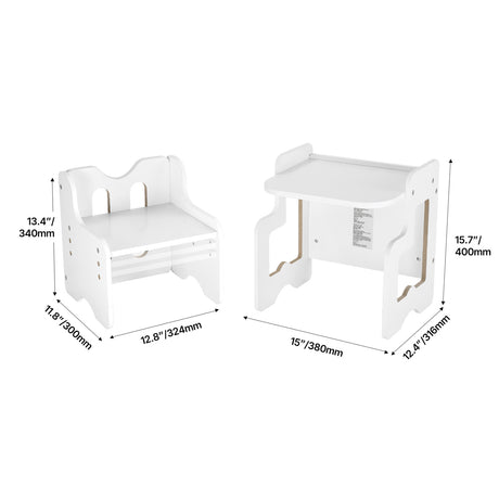 3-in-1 Montessori Toddler Table and Chair Set - OROA Kids - view 4