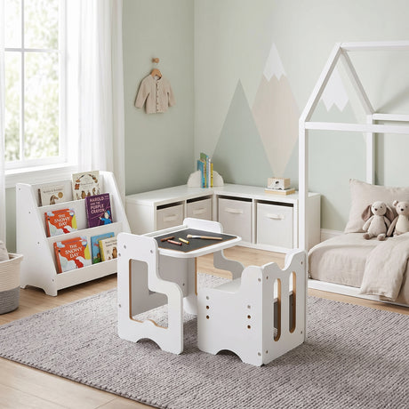 3-in-1 Montessori Toddler Table and Chair Set - OROA Kids - view 2