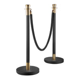 Black Crowd Control Stanchion (Set of 6) | OROA