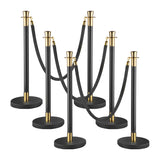 Black Crowd Control Stanchion (Set of 6) | OROA