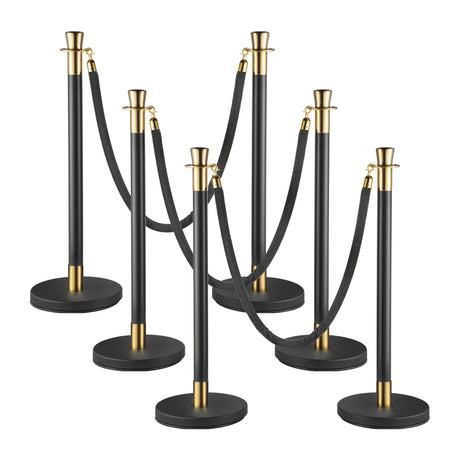 Black Crowd Control Stanchion (Set of 6) - OROA - view 1