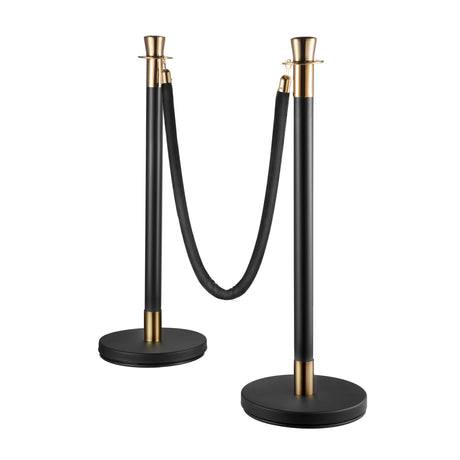 Black Crowd Control Stanchion (Set of 6) - OROA - view 2