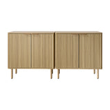 Fluted Coffee Bar Cabinet | OROA