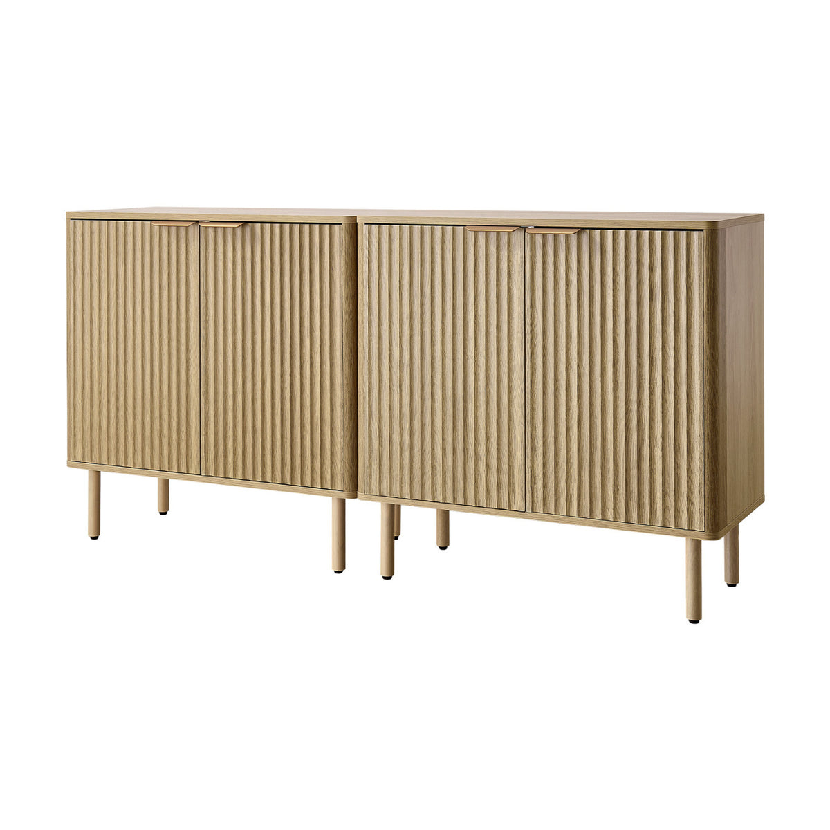 Fluted Coffee Bar Cabinet | OROA