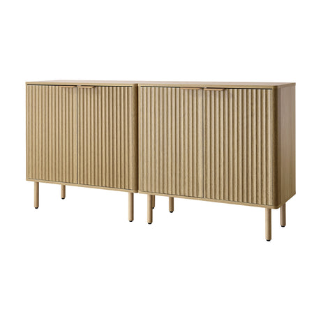 Fluted Coffee Bar Cabinet | OROA