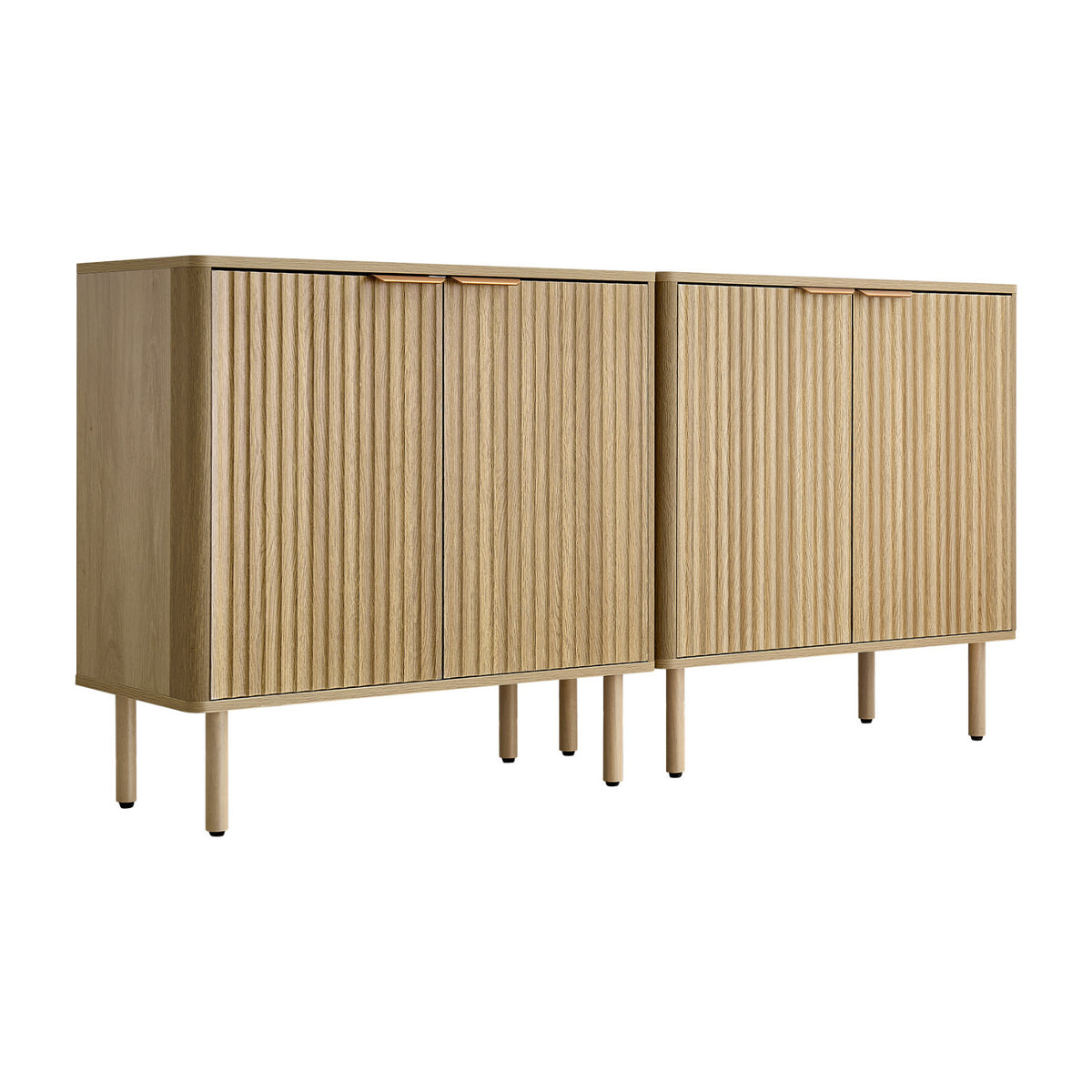 Fluted Coffee Bar Cabinet | OROA