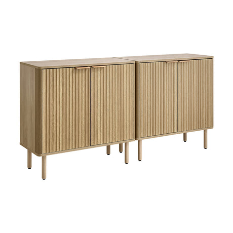Fluted Coffee Bar Cabinet | OROA
