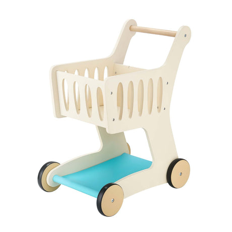Modern European furniture - White Wooden Shopping Cart - www.oroa.com