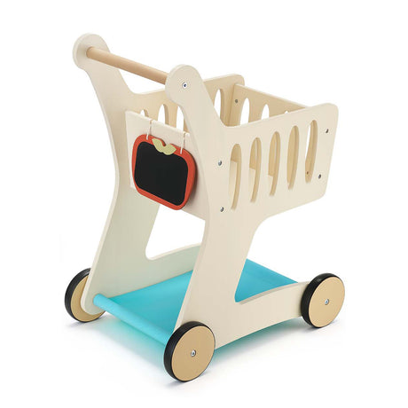 Modern European furniture - White Wooden Shopping Cart - www.oroa.com