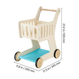 Modern European furniture - White Wooden Shopping Cart - www.oroa.com