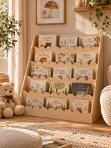 Montessori 5-Tier Scalloped Kids Bookshelf | OROA Kids