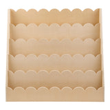Montessori 5-Tier Scalloped Kids Bookshelf | OROA Kids