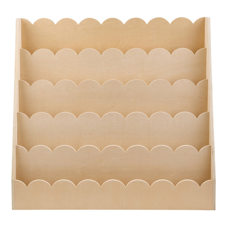 Montessori 5-Tier Scalloped Kids Bookshelf | OROA Kids