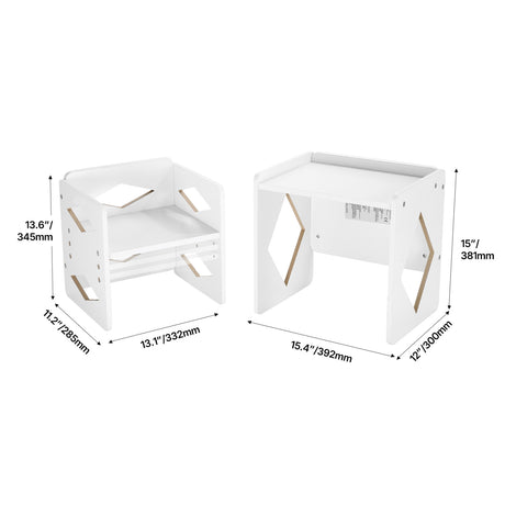 Montessori Wooden Toddler Table and Chair Set | OROA Kids