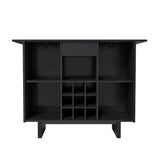 Coffee Bar Cabinet with Wine Rack and Drawers | OROA