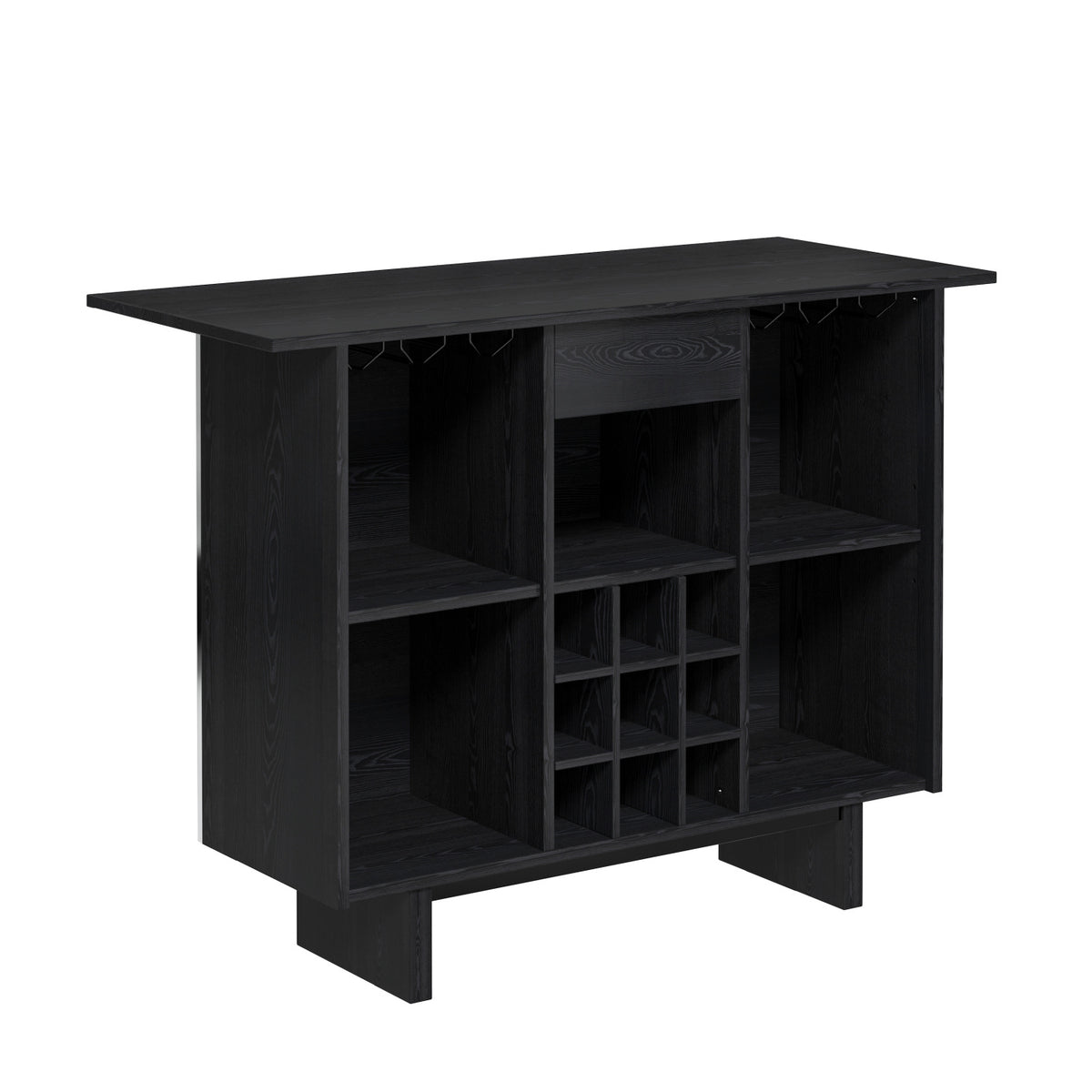 Coffee Bar Cabinet with Wine Rack and Drawers | OROA