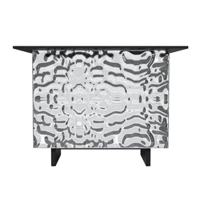 Modern European furniture - Coffee Bar Cabinet with Wine Rack and Drawers - www.oroa.com