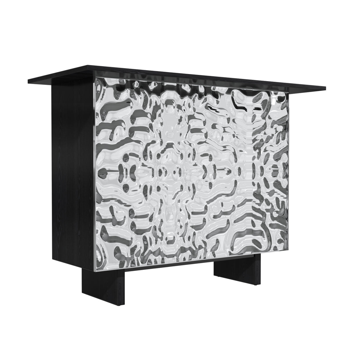 Coffee Bar Cabinet with Wine Rack and Drawers | OROA