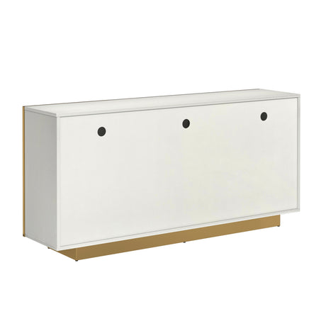 3-Door Freestanding Storage Cabinet Sideboard Buffet | OROA