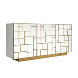 3-Door Freestanding Storage Cabinet Sideboard Buffet | OROA