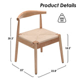 Modern European furniture - Handwoven Dining Chairs (2) - www.oroa.com
