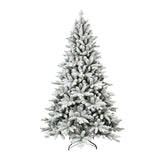 7' Snow-Flocked Artificial Christmas Tree | OROA