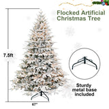 Snowy Artificial Christmas Tree | OROA