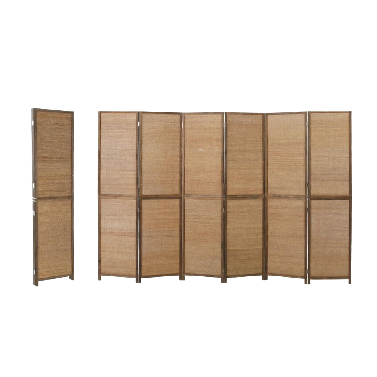 Modern European furniture - 6-Panel Hand-Woven Bamboo Room Divider - www.oroa.com