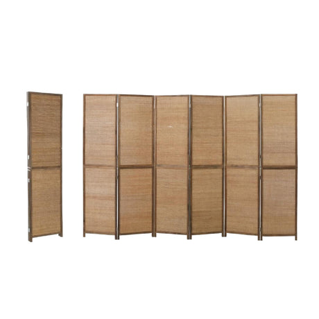 Modern European furniture - 6-Panel Hand-Woven Bamboo Room Divider - www.oroa.com