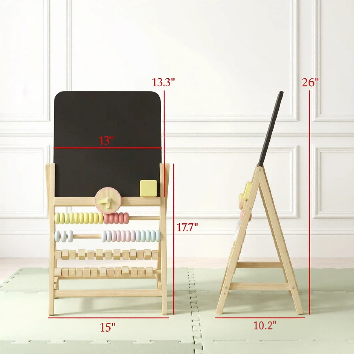 Toddlers Educational Art Easel with Chalkboard | OROA Kids