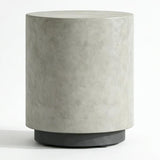Modern European furniture - Gray Round End Table - www.oroa.com