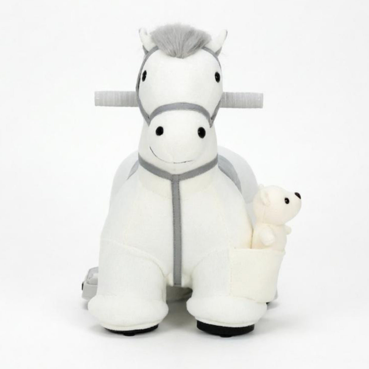 Kids Soft Plush Electric Ride-On Pony Horse | OROA Kids