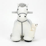 Kids Soft Plush Electric Ride-On Pony Horse | OROA Kids