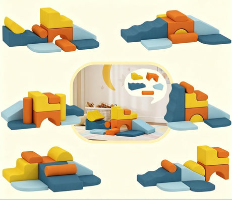 Modular Soft Play Blocks Set Color Combi | OROA Kids