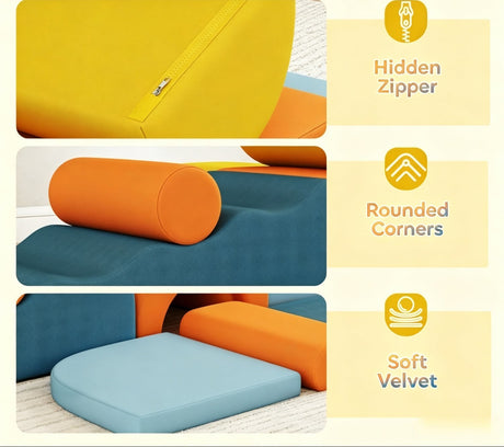 Modular Soft Play Blocks Set Color Combi | OROA Kids