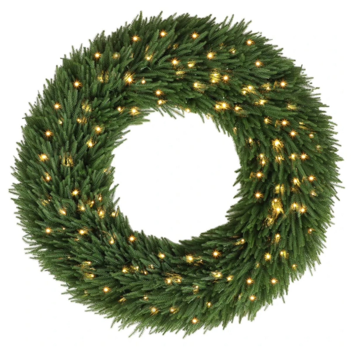 48" Artificial Norfolk Pine Christmas Wreath | OROA