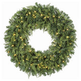 36" Pre‑Lit Crestwood Spruce Artificial Christmas Wreath | OROA