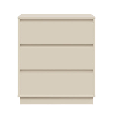 Modern European furniture - Wooden Beige 3 Drawer Dresser Set of 2 - www.oroa.com