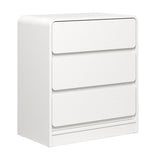 Modern European furniture - White 3-Drawer Nightstand Set (2) - www.oroa.com