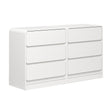 Modern European furniture - White 3-Drawer Nightstand Set (2) - www.oroa.com