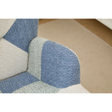 Fleece Upholstered Nursery Rocking Chair | OROA Kids