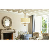Rustic 5-Light Bamboo Pendant Light | OROA