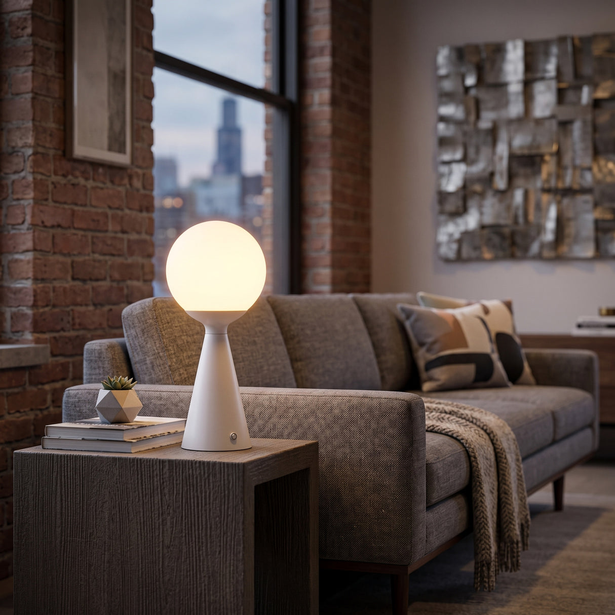 Modern Minimalist Crystal Led Table Lamp | OROA